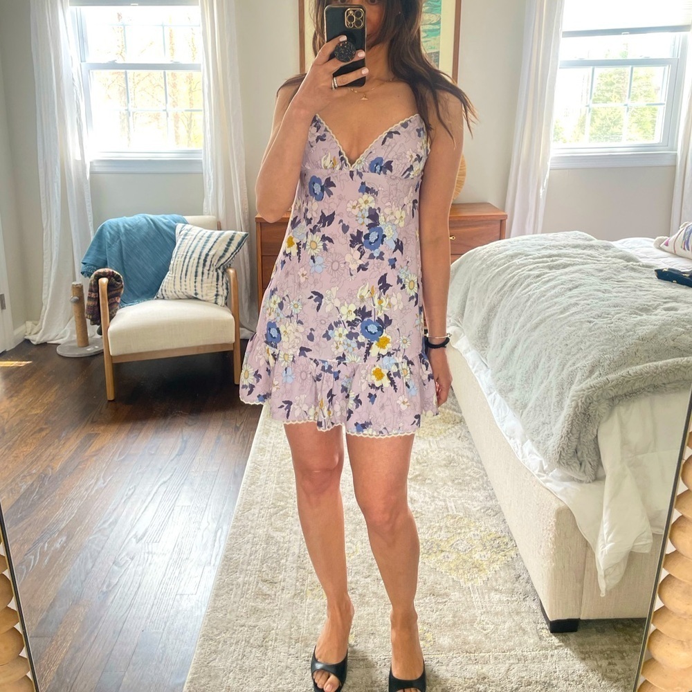 Aritzia Sunday Best Noah Floral Mini Dress